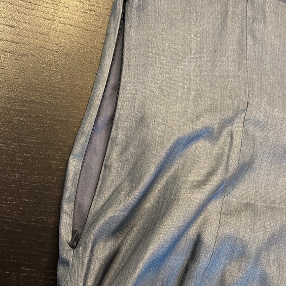 EILEEN FISHER 💯 silk and cotton lined suble sequin rusched tank size S/P - Picture 8 of 11